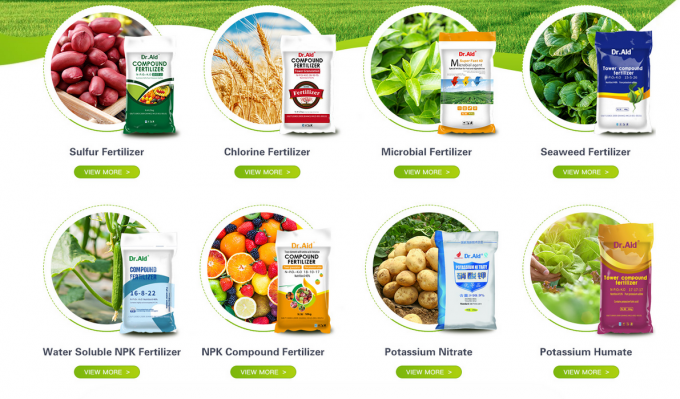Fertilizante orgánico ácido húmico del aminoácido más del fertilizante del compuesto del Dr. Aid NPK 15-15-15 bio